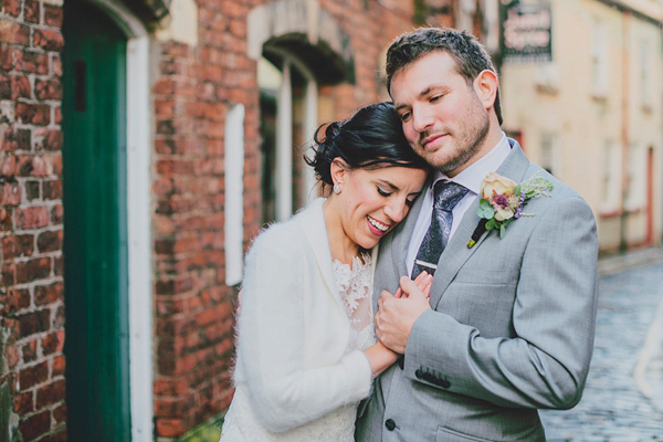 Benjamin Roberts Tia wedding dress // Elegant Autumn wedding // Claire Morris Photography