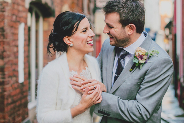 Benjamin Roberts Tia wedding dress // Elegant Autumn wedding // Claire Morris Photography