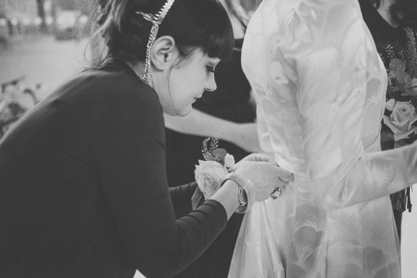 Lost in Translation inspired wedding // Wedding at The Crucible Theatre in Sheffield // Bride wearing a Japanese Kimono // Photography by India Hobson