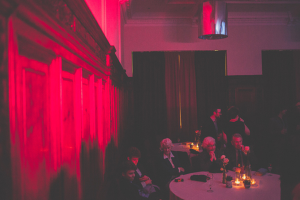 Lost in Translation inspired wedding // Wedding at The Crucible Theatre in Sheffield // Bride wearing a Japanese Kimono // Photography by India Hobson