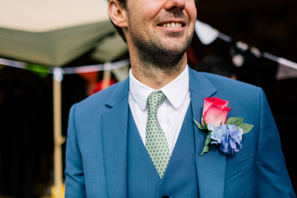 1940s vintage wedding dress by Elizabeth Avey // Tipi wedding in Anglesey // Rachel Hayton Photography