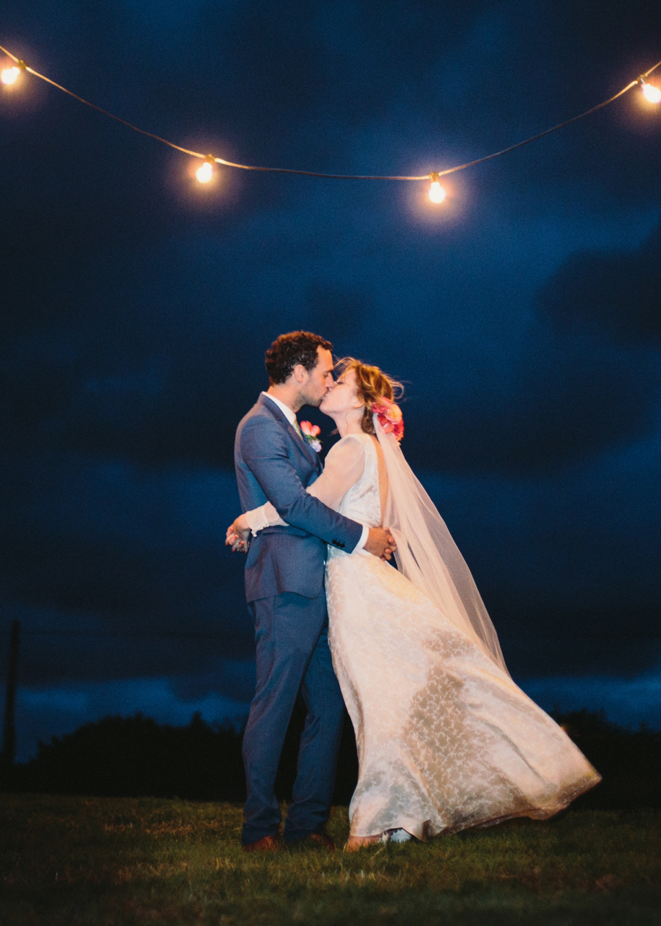 1940s vintage wedding dress by Elizabeth Avey // Tipi wedding in Anglesey // Rachel Hayton Photography