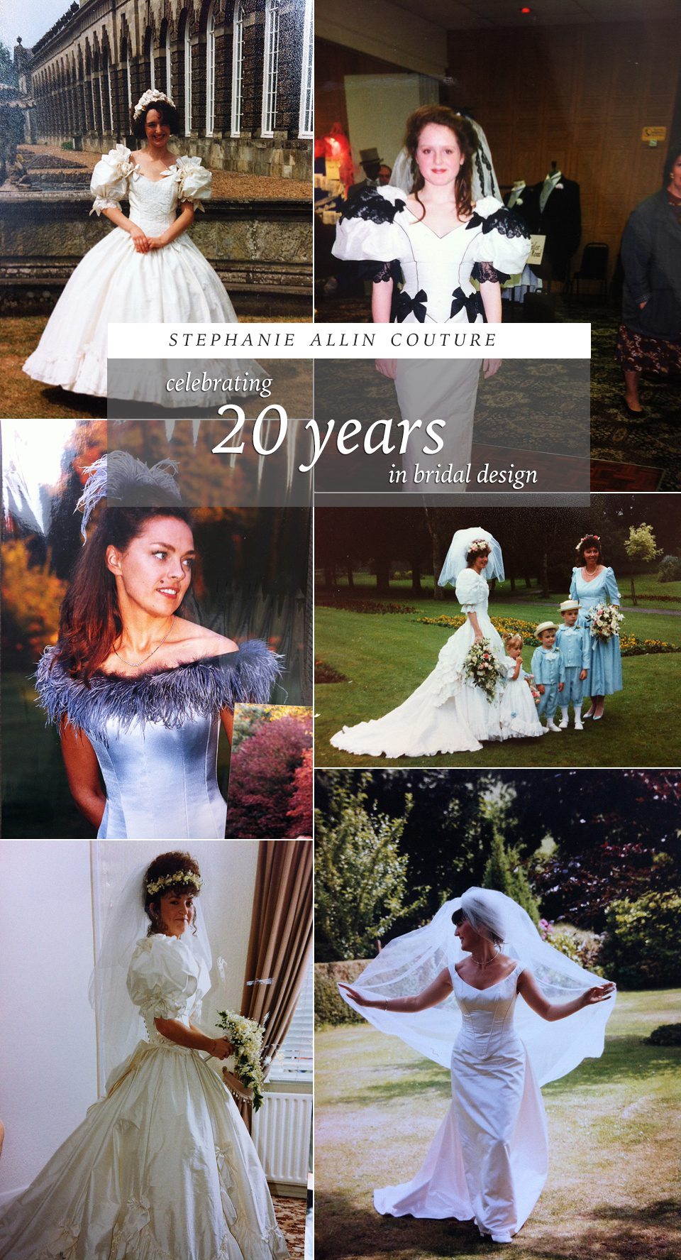 Stephanie Allin Couture - celebrating 20 years in bridal design