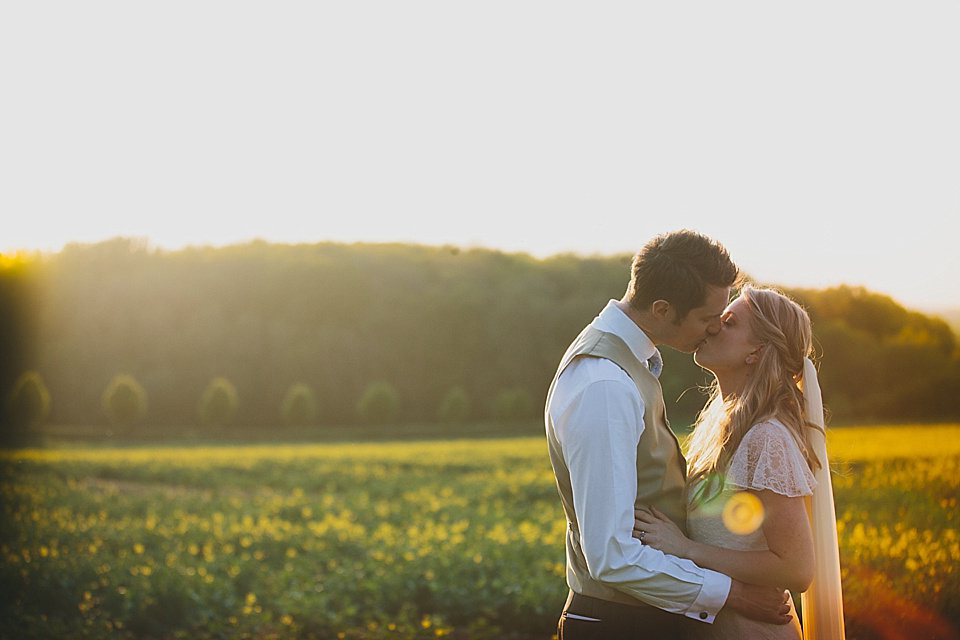 Belle & Bunty wedding dress // English country fete style wedding // McKinley Rodgers Photography