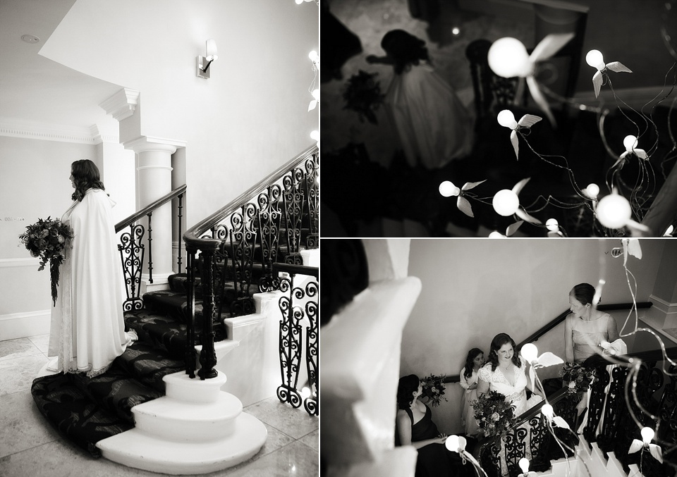 Claire Pettibone wedding dress // National Geographic Society wedding in London // Lillian & Leonard Photography