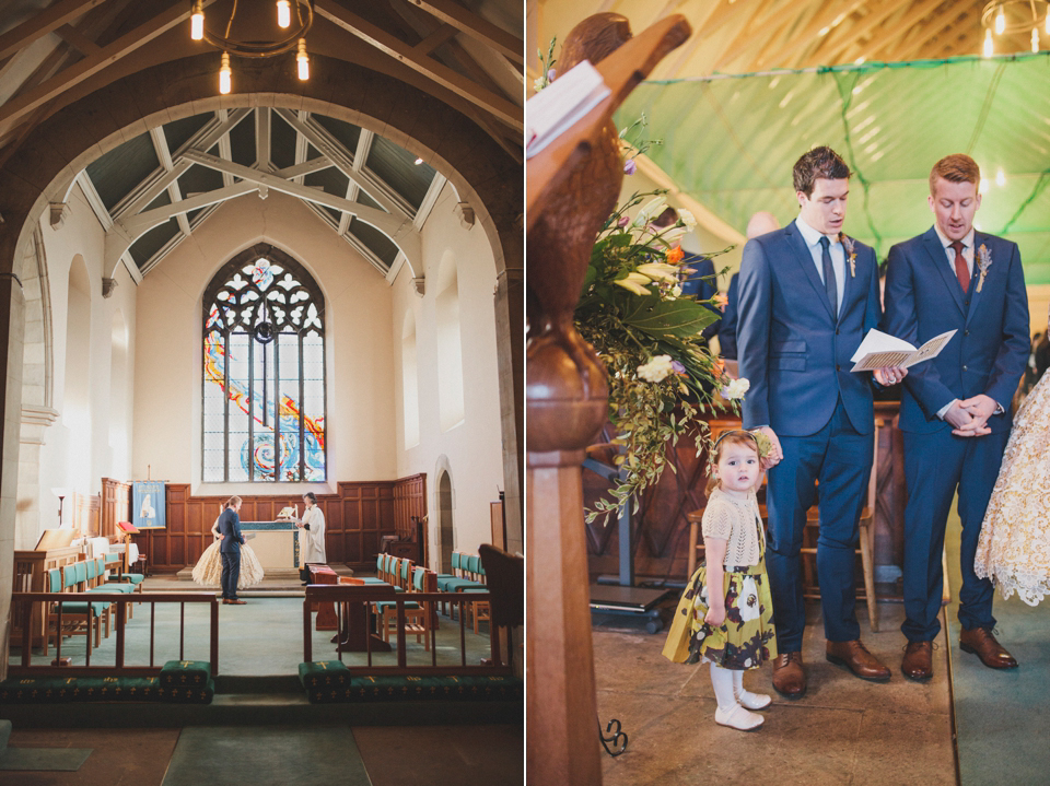 Modern vintage wedding yellow wedding // Baltic Centre for Contemporary Arts // Matt Ethan Photography