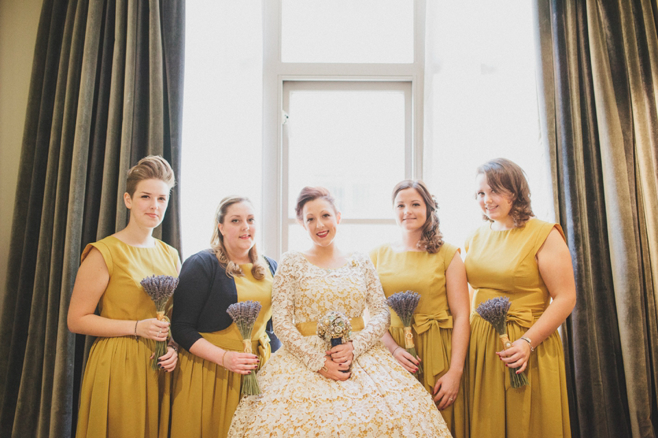 Modern vintage wedding yellow wedding // Baltic Centre for Contemporary Arts // Matt Ethan Photography