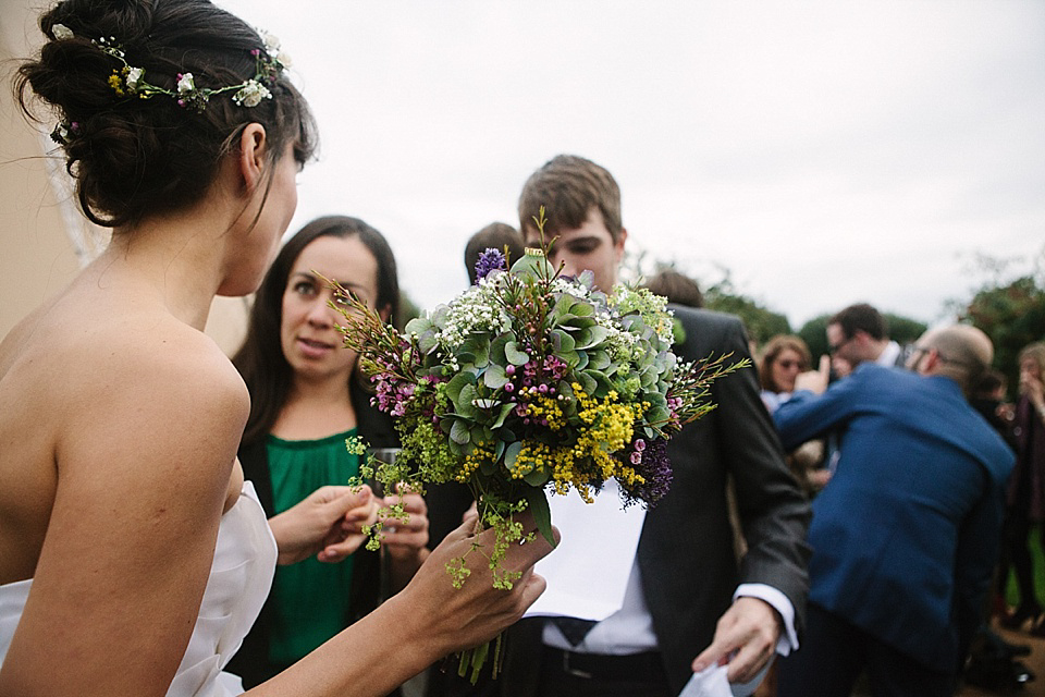 Alice Temperley Wedding Dress // World Tents Tipi Wedding // Photography by Joanna Brown