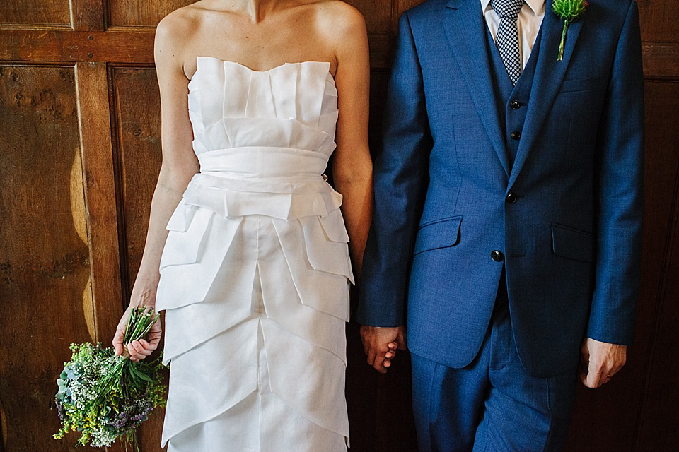 Alice Temperley Wedding Dress // World Tents Tipi Wedding // Photography by Joanna Brown