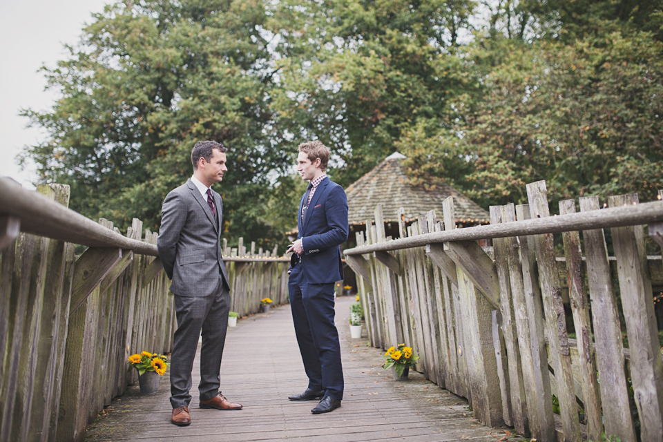 Justin Alexander wedding dress // Alnwick Treehouse wedding // Katy Melling Photography