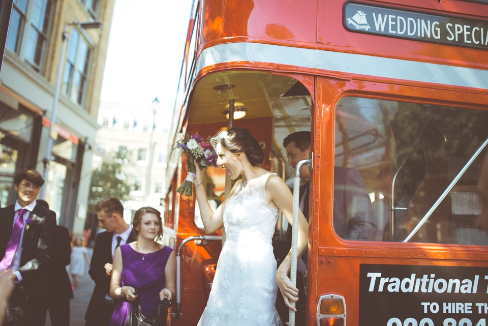 Modern vintage glamour London wedding-27