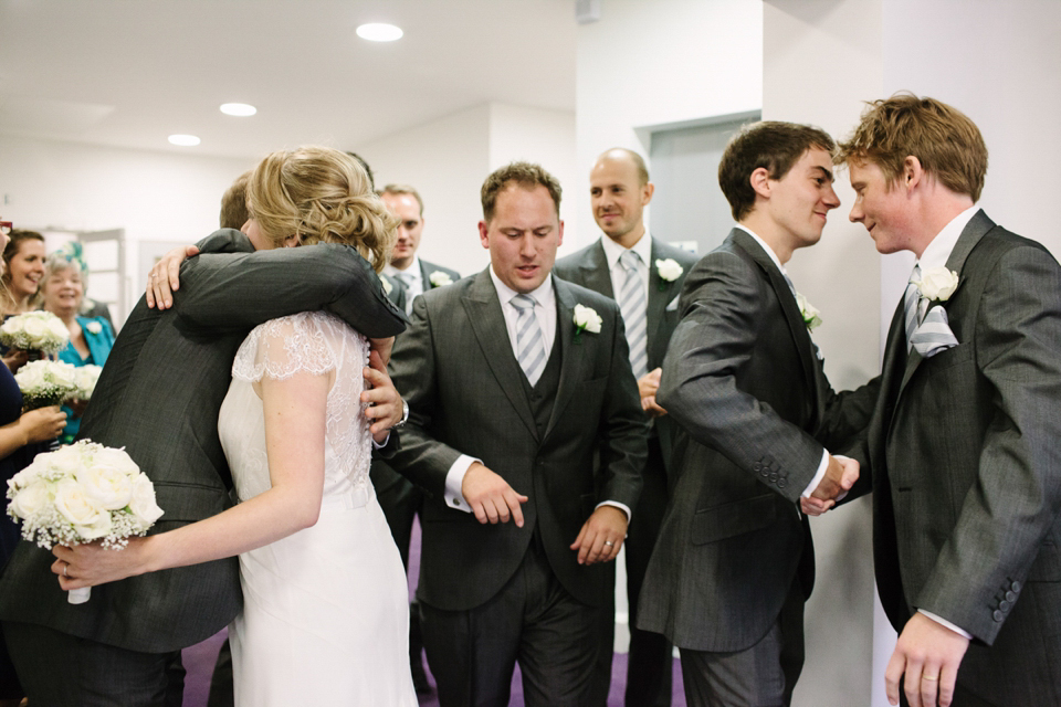 Aspen by Jenny Packham from Miss Bush Bridal in Surrey // Nautical themed wedding // Photography by Joanna Brown