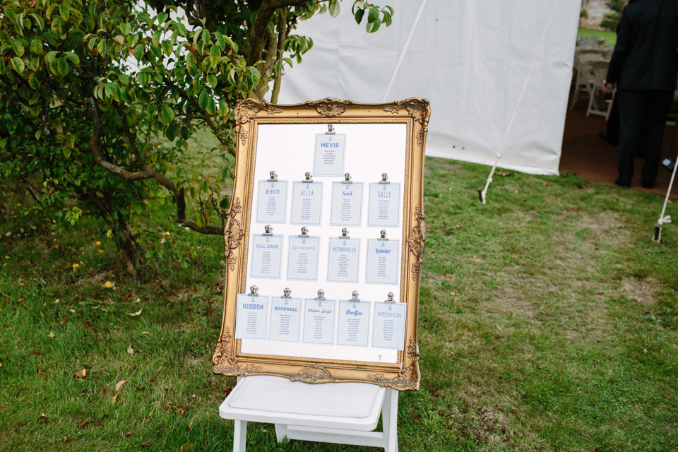 Aspen by Jenny Packham from Miss Bush Bridal in Surrey // Nautical themed wedding // Photography by Joanna Brown