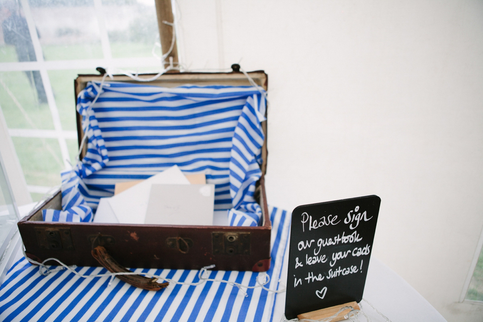 Aspen by Jenny Packham from Miss Bush Bridal in Surrey // Nautical themed wedding // Photography by Joanna Brown