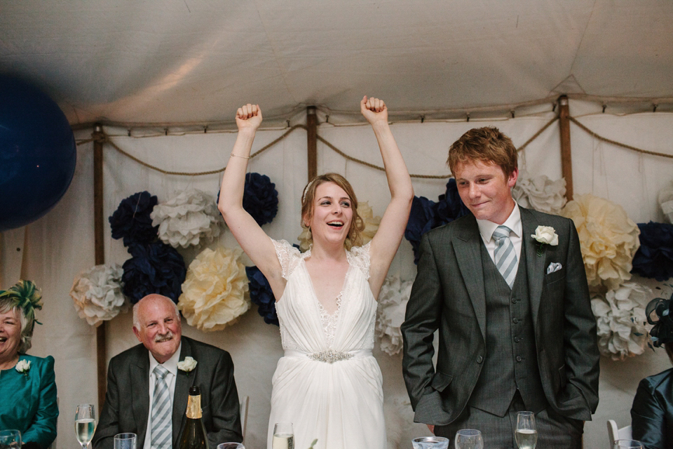 Aspen by Jenny Packham from Miss Bush Bridal in Surrey // Nautical themed wedding // Photography by Joanna Brown