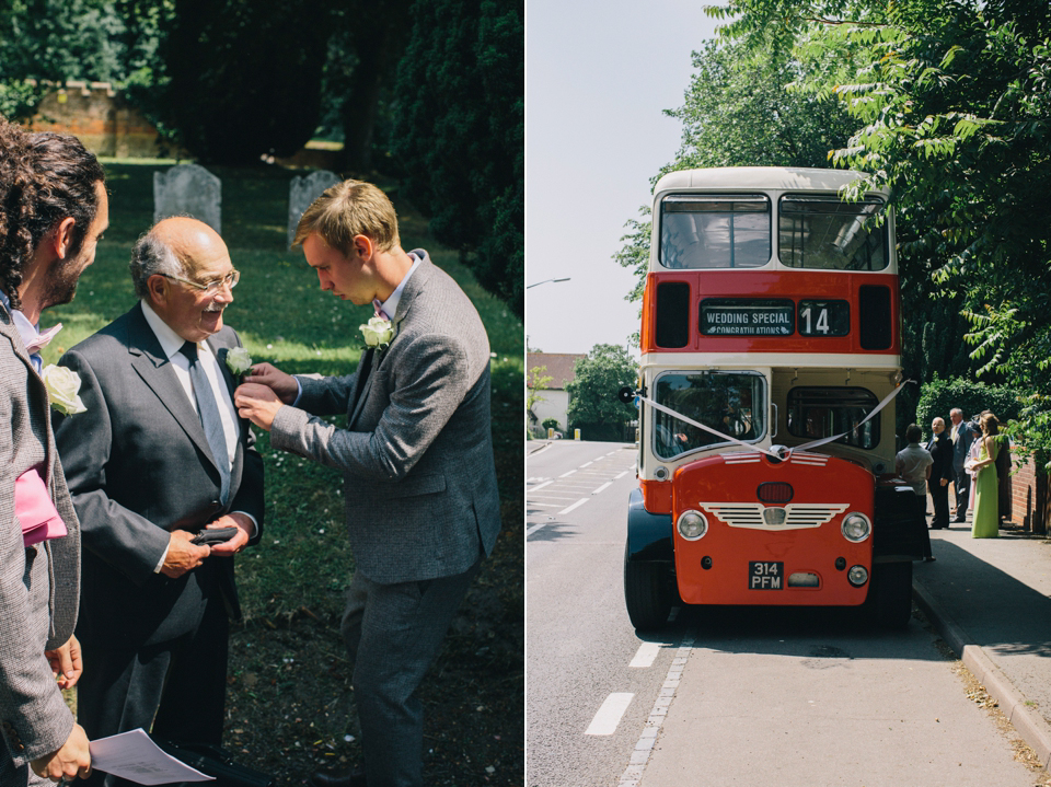 1950s vintage customised Etsy wedding dress // English summer tea party wedding // Craig & Kate Photography