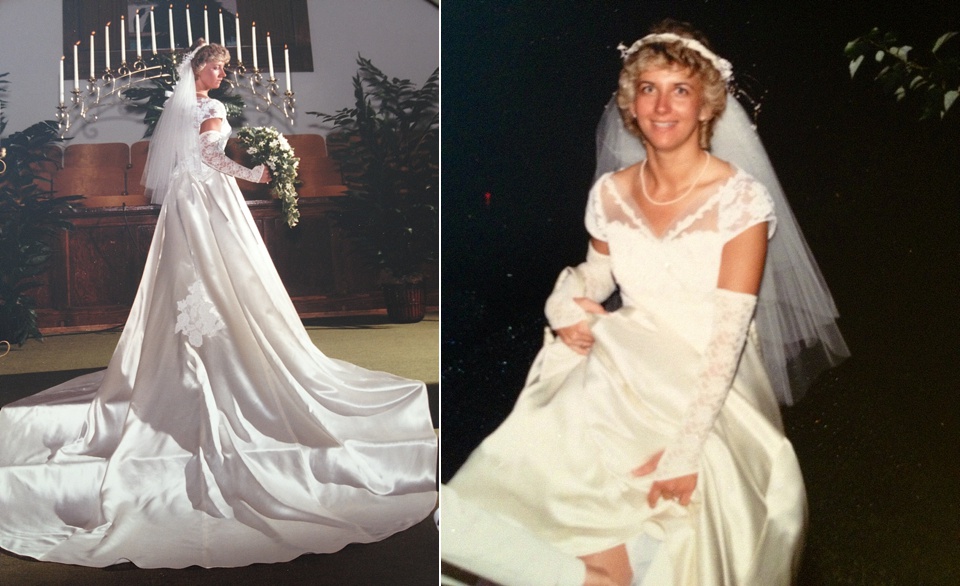 Here's What to Do With Your Mom's Old Wedding Dress