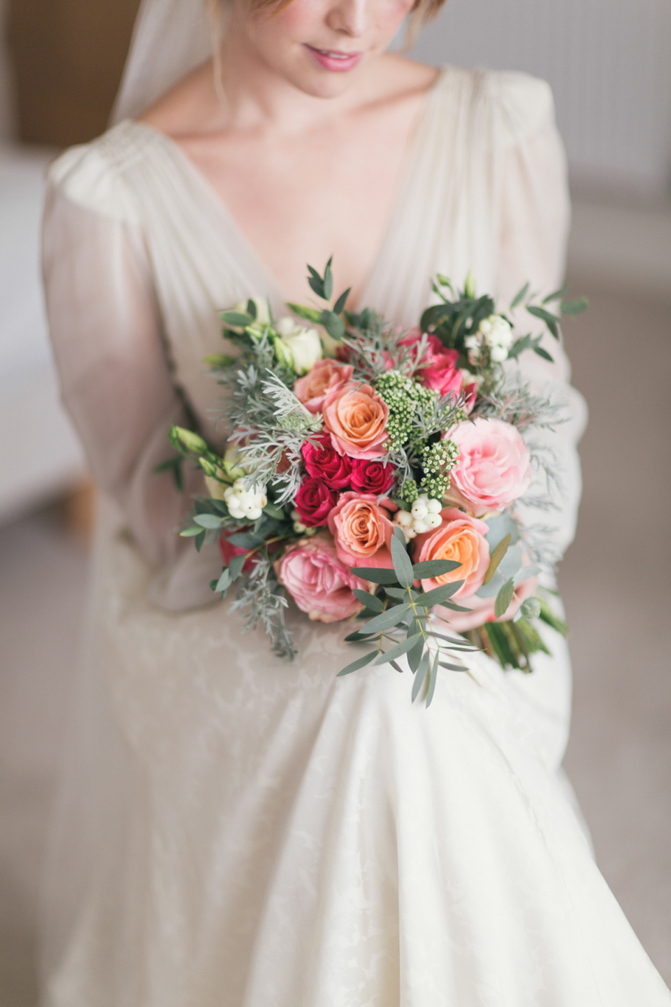 1940s vintage wedding dress by Elizabeth Avey // Tipi wedding in Anglesey // Rachel Hayton Photography