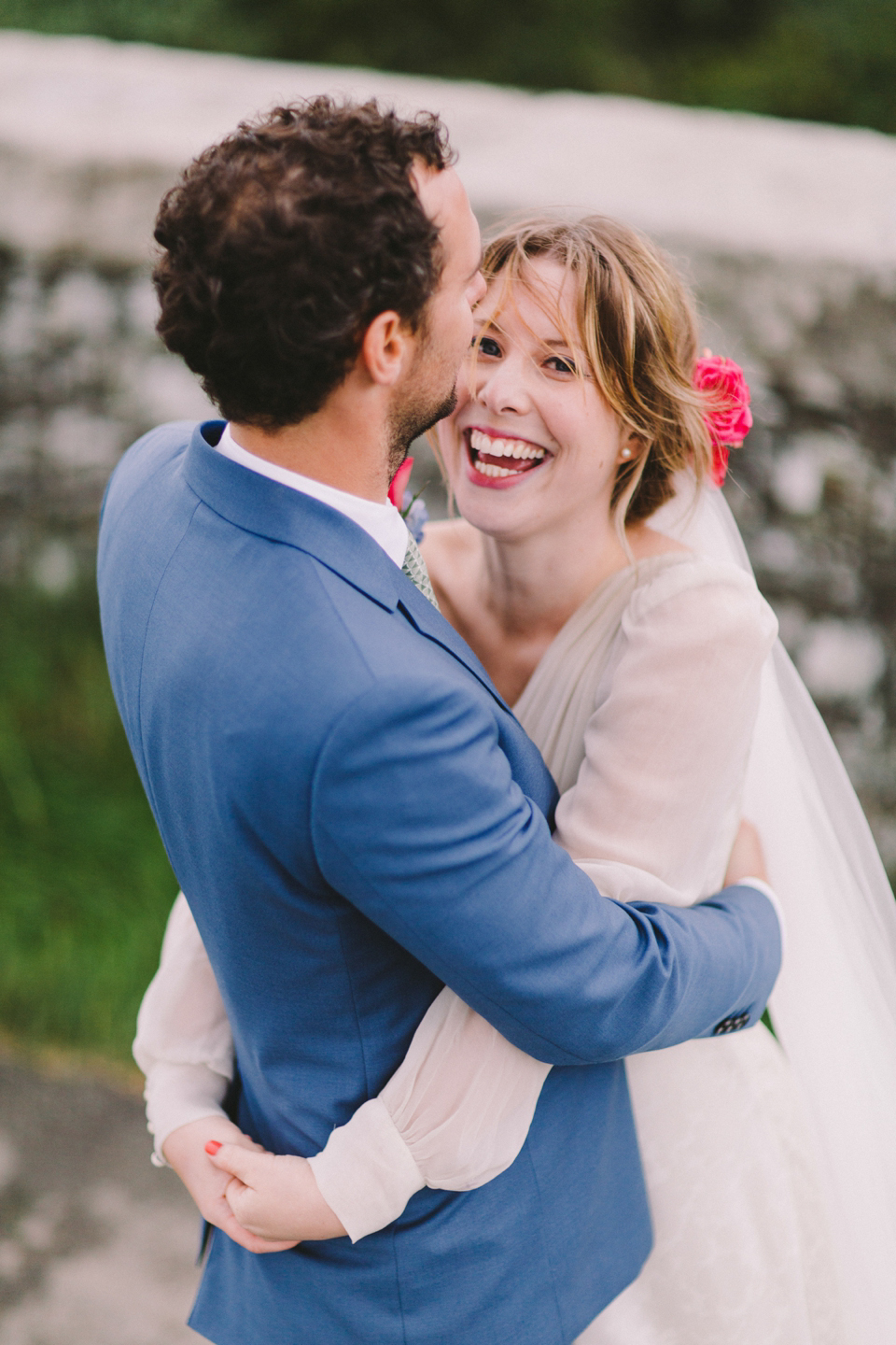 1940s vintage wedding dress by Elizabeth Avey // Tipi wedding in Anglesey // Rachel Hayton Photography