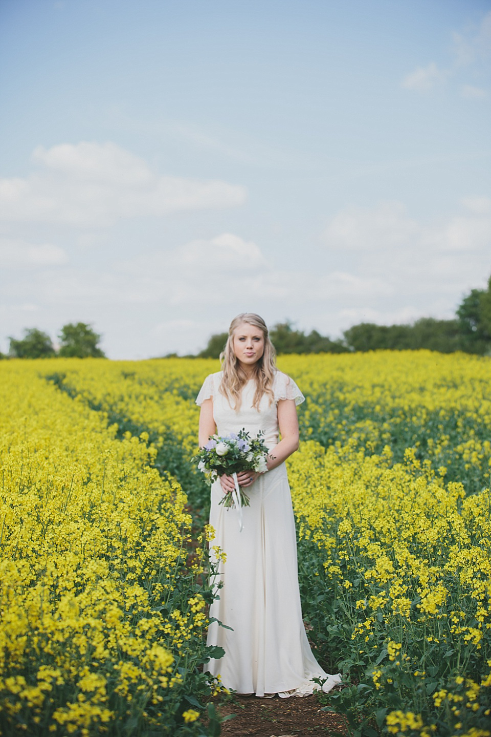 Belle & Bunty wedding dress // English country fete style wedding // McKinley Rodgers Photography