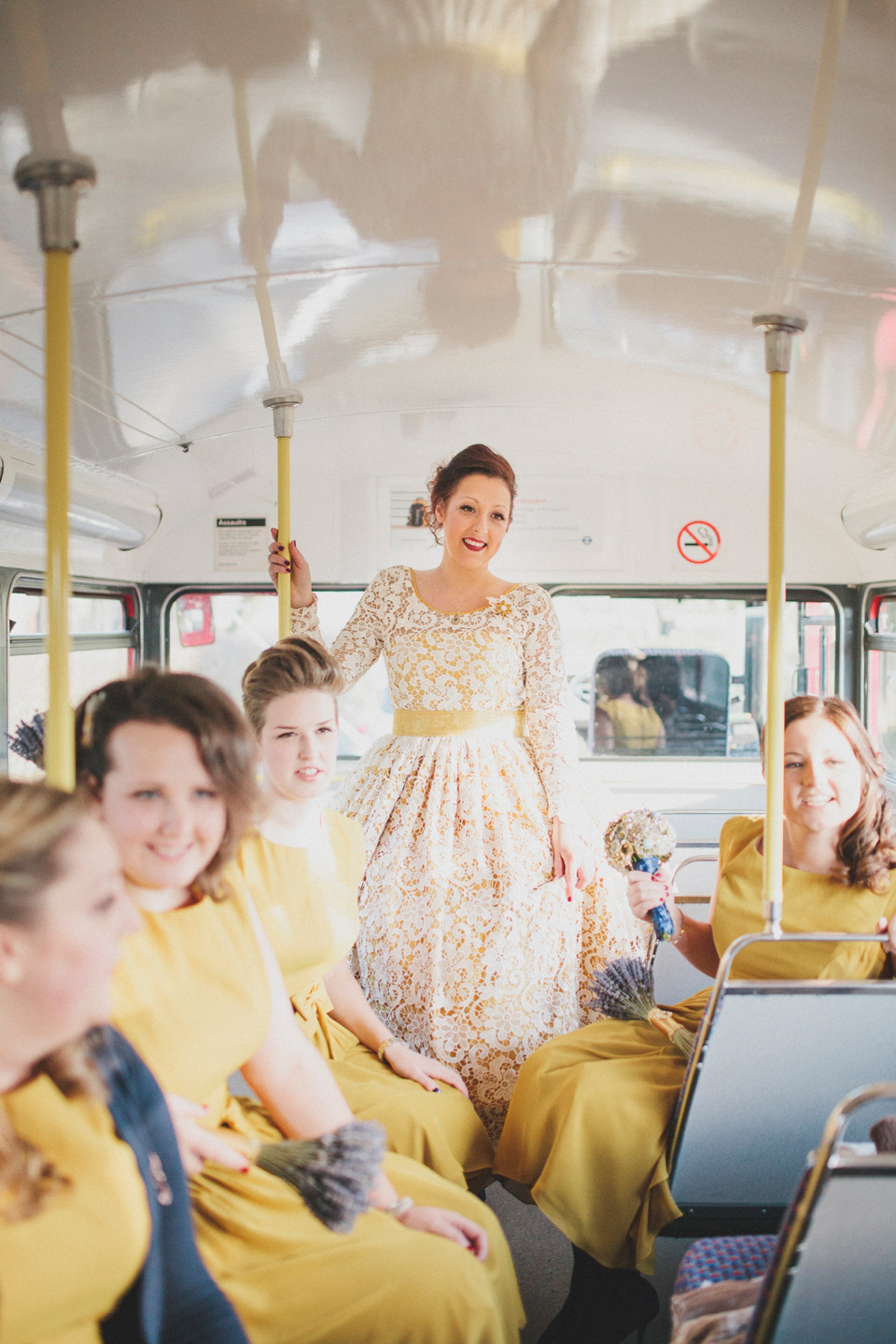 Modern vintage wedding yellow wedding // Baltic Centre for Contemporary Arts // Matt Ethan Photography