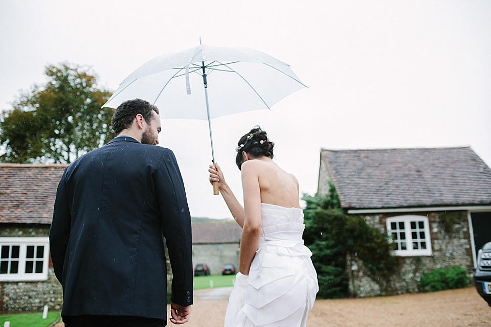 Alice Temperley Wedding Dress // World Tents Tipi Wedding // Photography by Joanna Brown