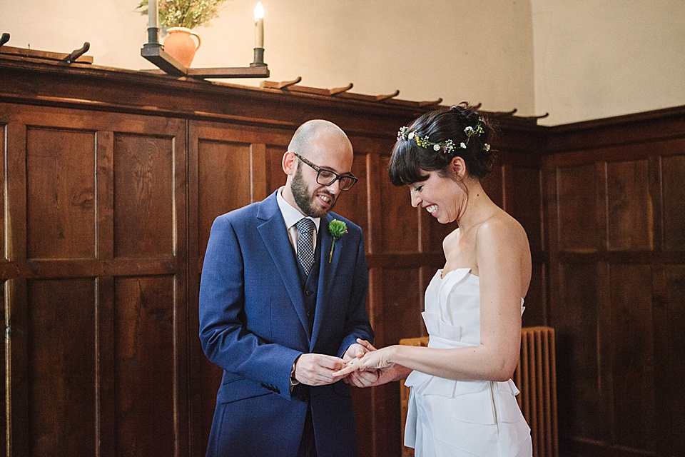 Alice Temperley Wedding Dress // World Tents Tipi Wedding // Photography by Joanna Brown