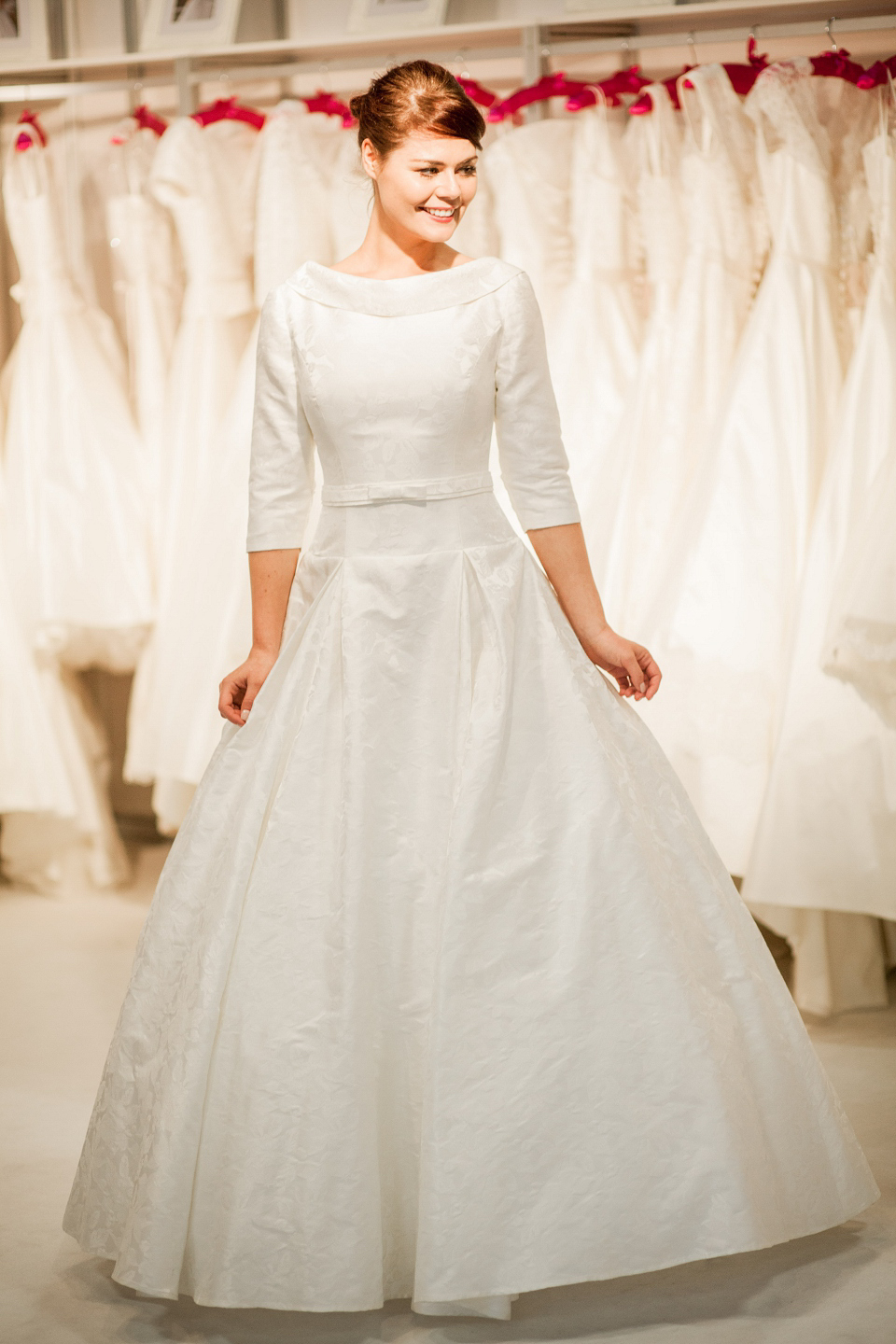 Blue Bridalwear wedding dresses at The White Gallery, London, April 2014