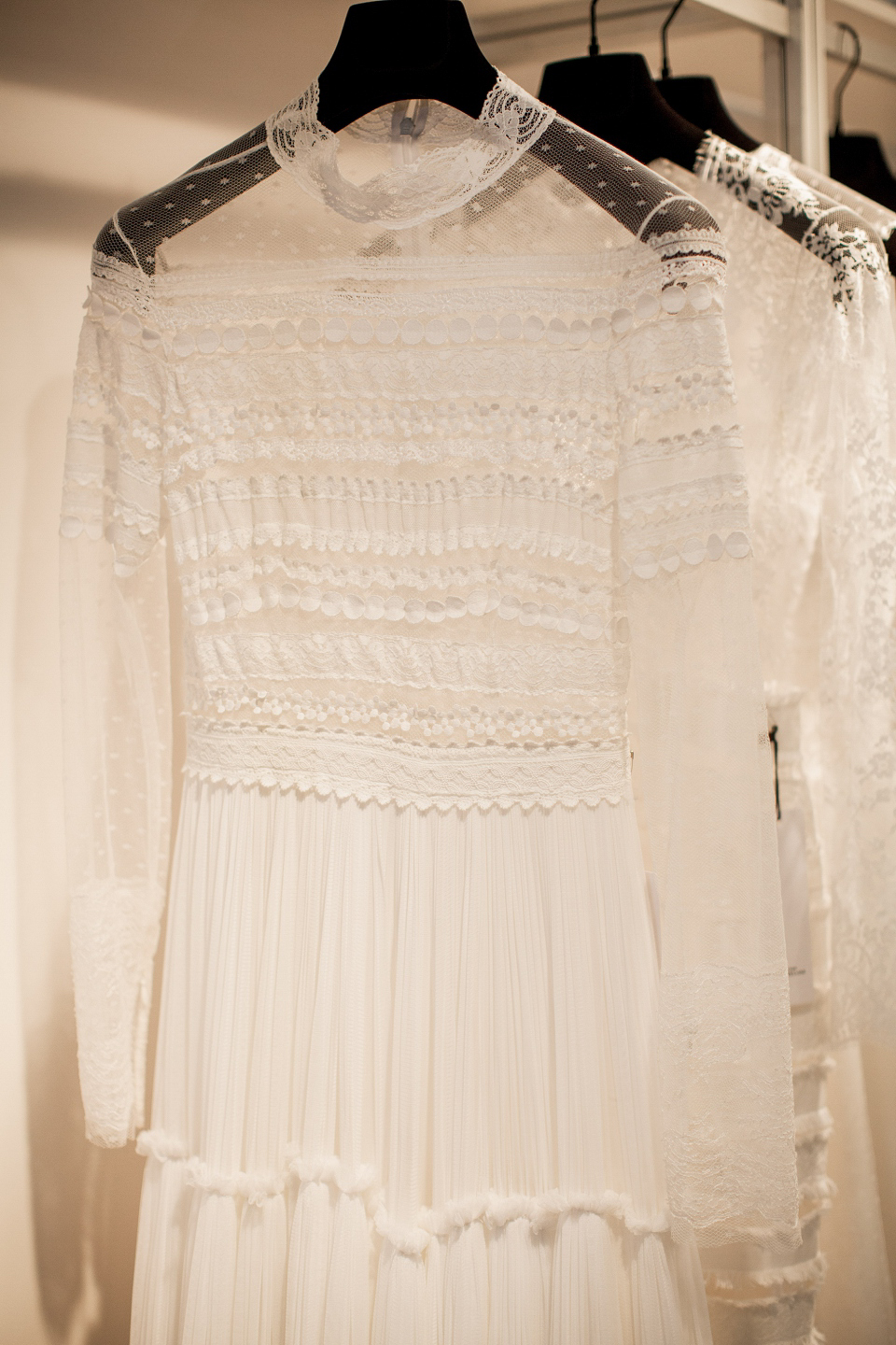 Christos Costarellos wedding dresses at The White Gallery, London, April 2014