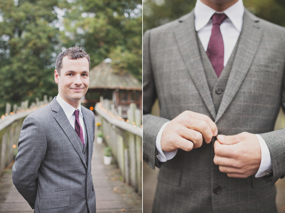 Justin Alexander wedding dress // Alnwick Treehouse wedding // Katy Melling Photography