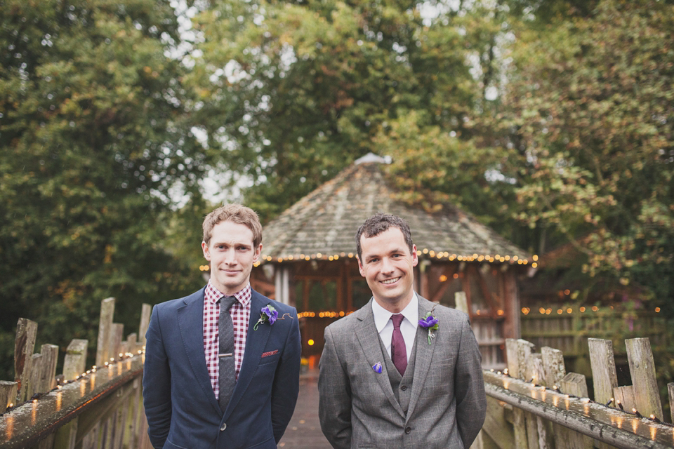 Justin Alexander wedding dress // Alnwick Treehouse wedding // Katy Melling Photography