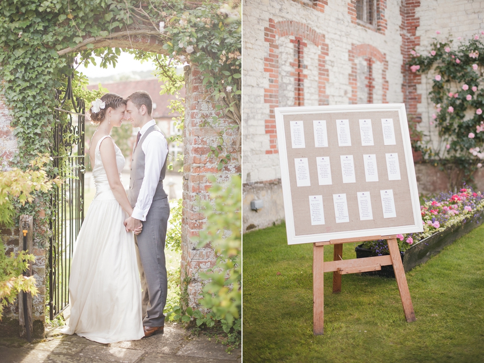 Coral colour summer wedding // Dress by Dana Bolton // Photography by Sarah Gawler