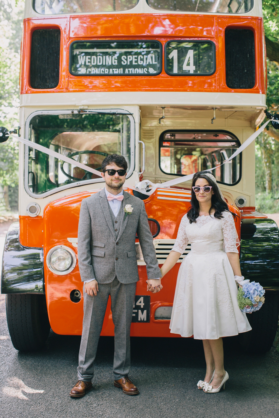 1950s vintage customised Etsy wedding dress // English summer tea party wedding // Craig & Kate Photography