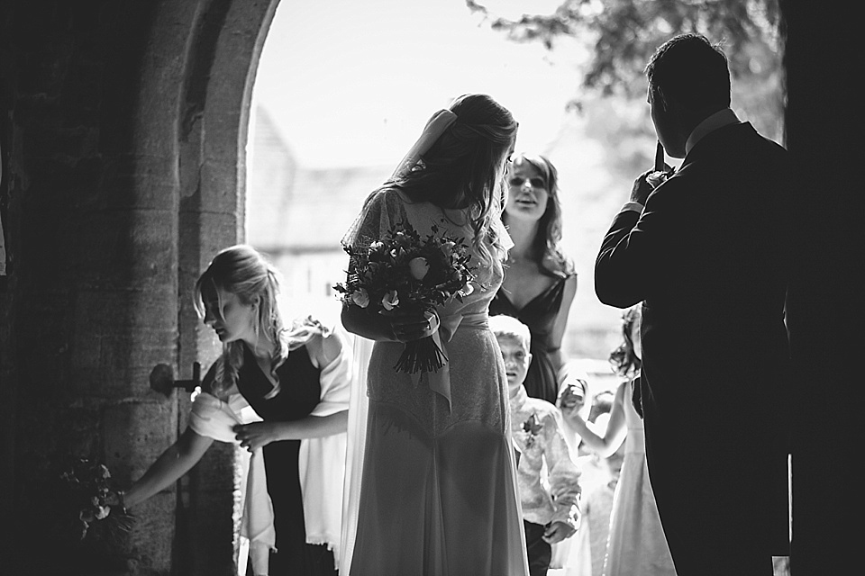 Belle & Bunty wedding dress // English country fete style wedding // McKinley Rodgers Photography