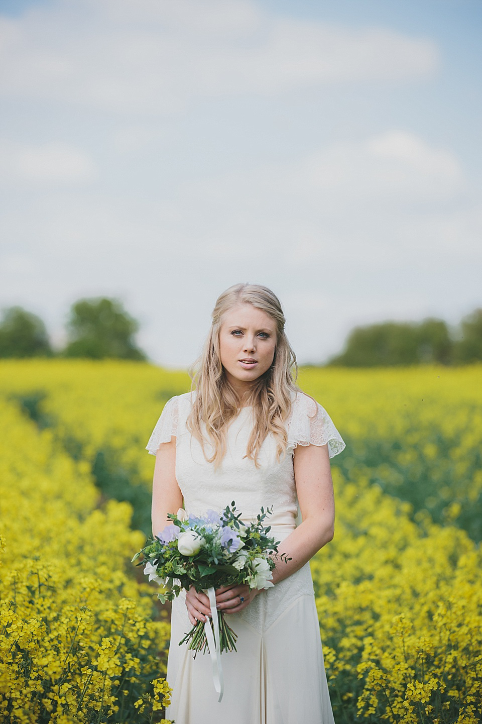 Belle & Bunty wedding dress // English country fete style wedding // McKinley Rodgers Photography