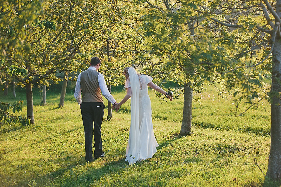 Belle & Bunty wedding dress // English country fete style wedding // McKinley Rodgers Photography