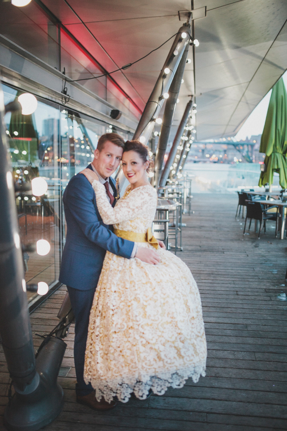 Modern vintage wedding yellow wedding // Baltic Centre for Contemporary Arts // Matt Ethan Photography