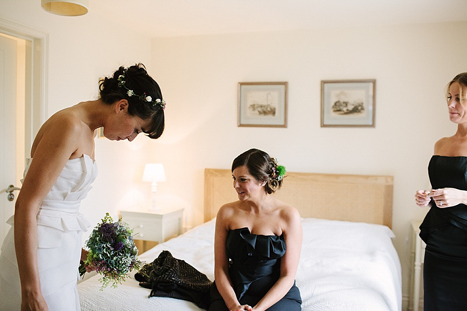 Alice Temperley Wedding Dress // World Tents Tipi Wedding // Photography by Joanna Brown