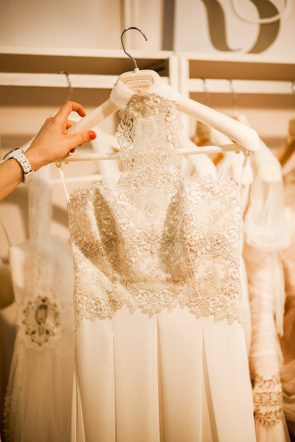 Raimon Bundo wedding dresses at The White Gallery, London, April 2014