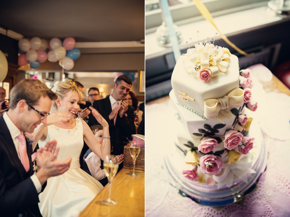 Fun and colourful London pub wedding // Photography by Assassynation