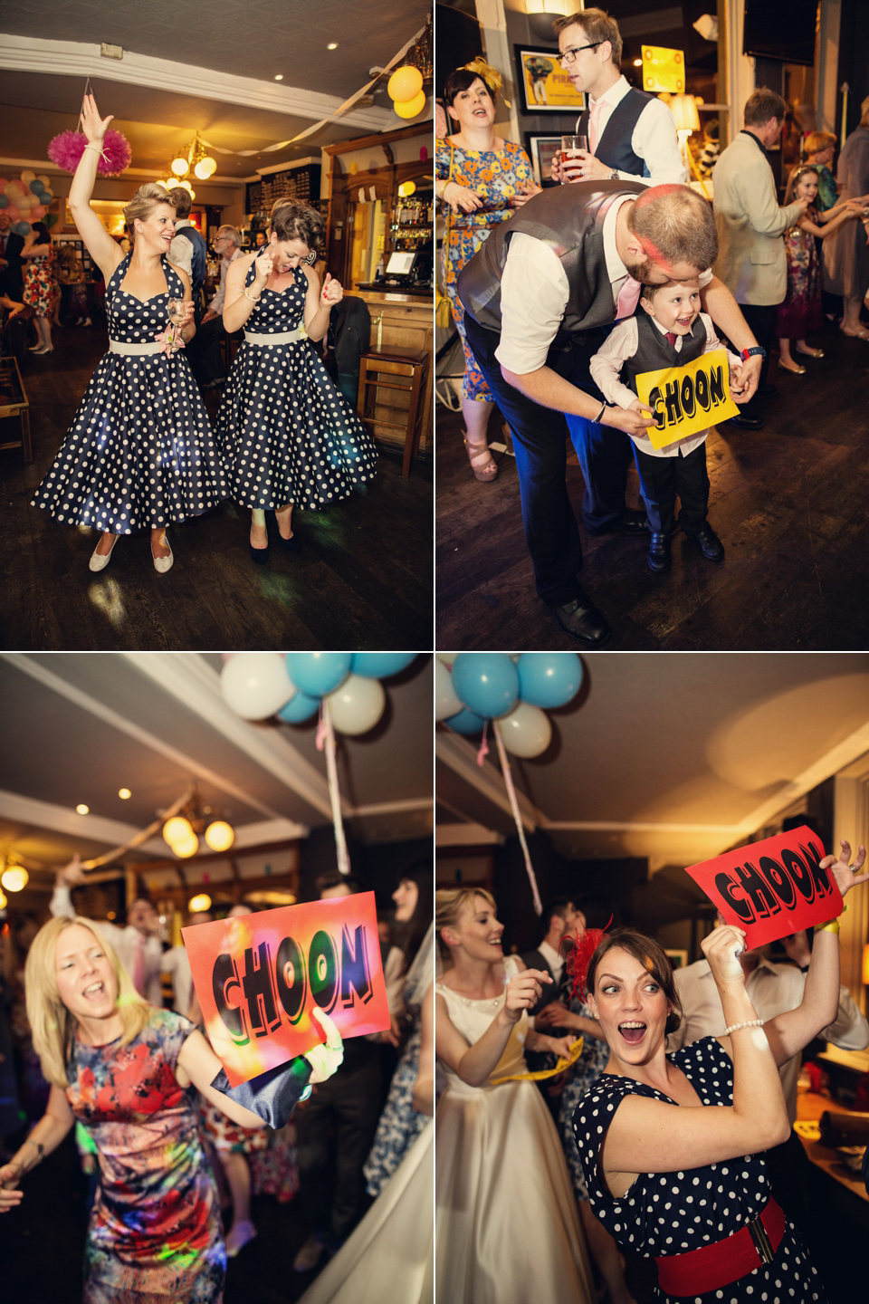 Fun and colourful London pub wedding // Photography by Assassynation