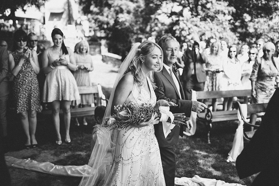 Luna by Jenny Packham // Wedding in Croatia