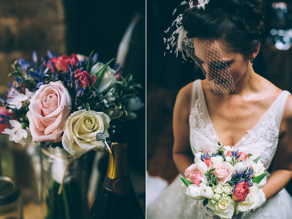 Friendship inspired wedding day // 50's style lace wedding dress // London wedding // Samuel Docker Photography