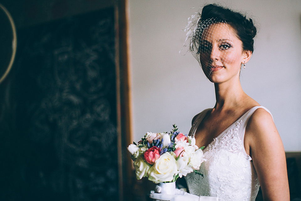 Friendship inspired wedding day // 50's style lace wedding dress // London wedding // Samuel Docker Photography