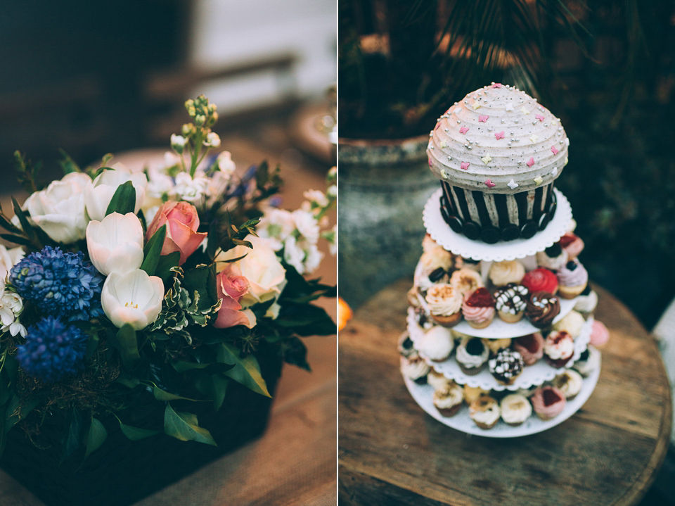 Friendship inspired wedding day // 50's style lace wedding dress // London wedding // Samuel Docker Photography