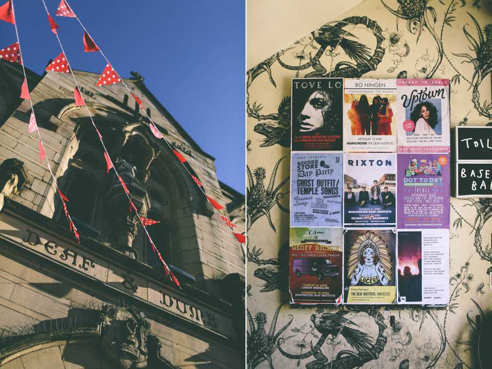 Yellow and red quirky retro Manchester wedding // Photography by Emma Boileau