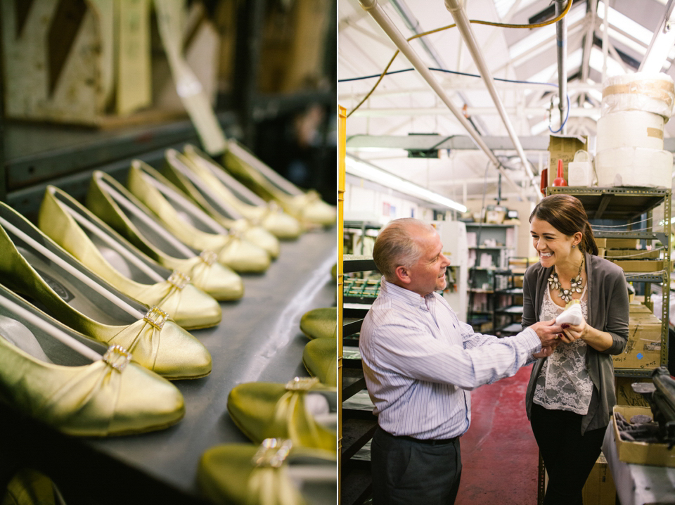 Rachel Simpson and Freed of London wedding shoes