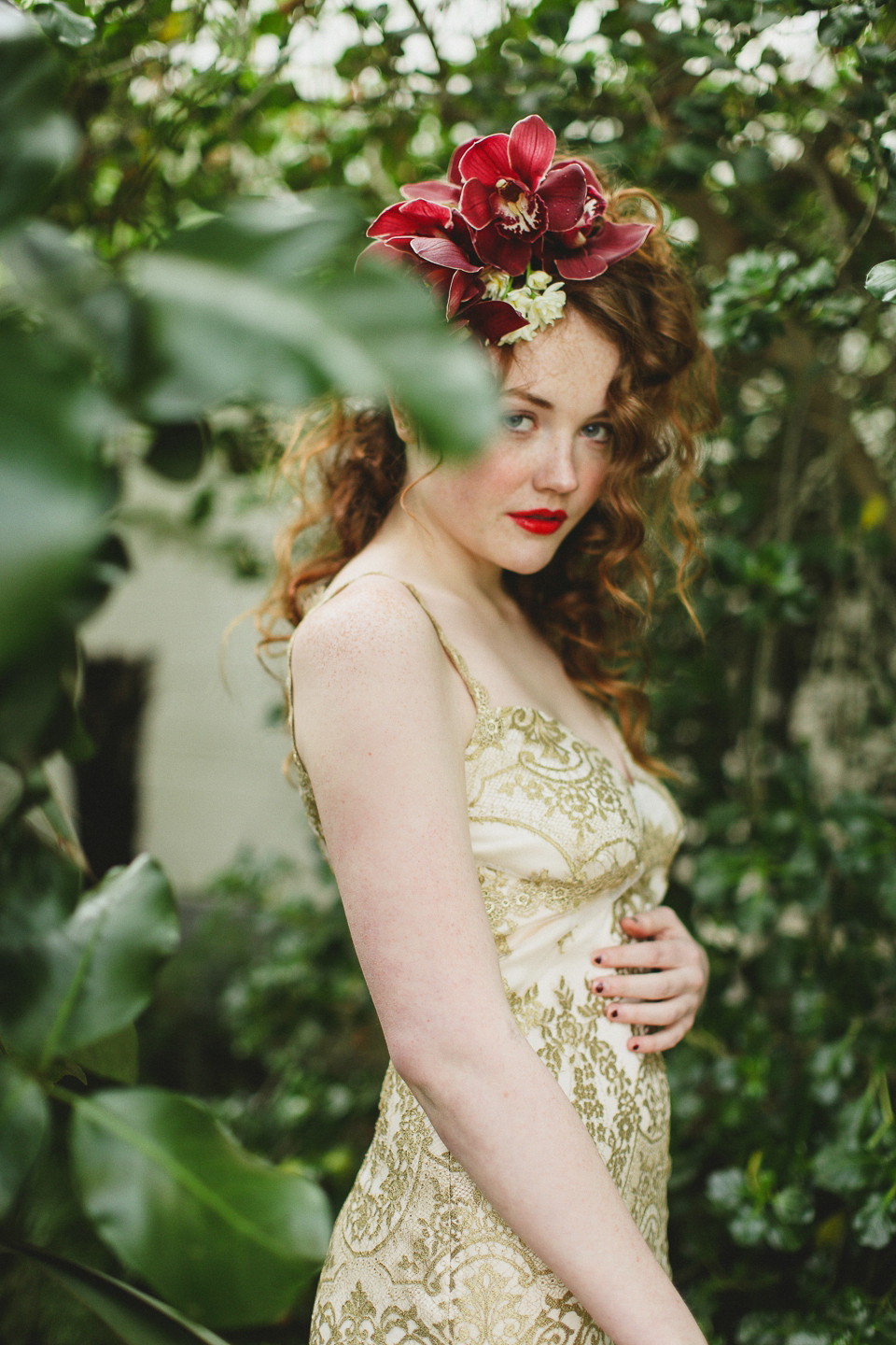 Claire Pettibone 'Raven' wedding dress, Still Life