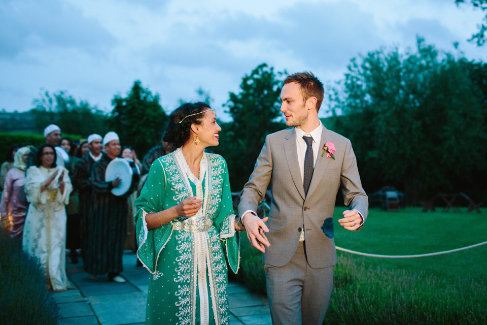 Colourful Moroccan inspired wedding // Marchesa wedding dress from Browns Bride // Christian and Erica Film Photography