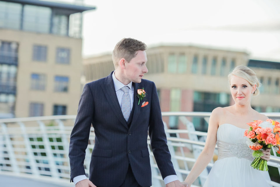 Maggie Sottero Wedding Dress // Baltic Centre for Contemporary Arts Wedding Newcastle Gateshead // Helen Russell Photography